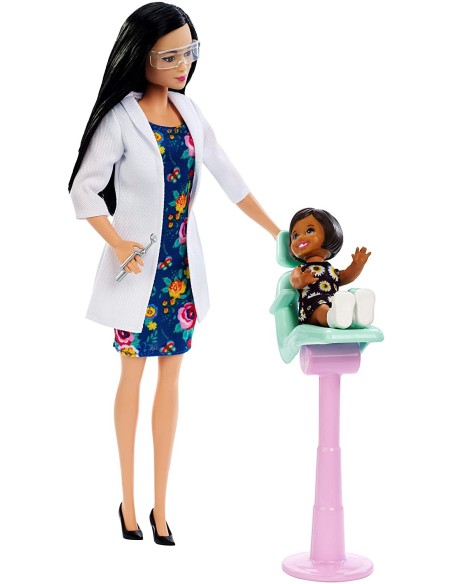 Barbie Carriera - Dentista con capelli neri ROUDHB63/FXP17 Mattel | Futurartshop.com