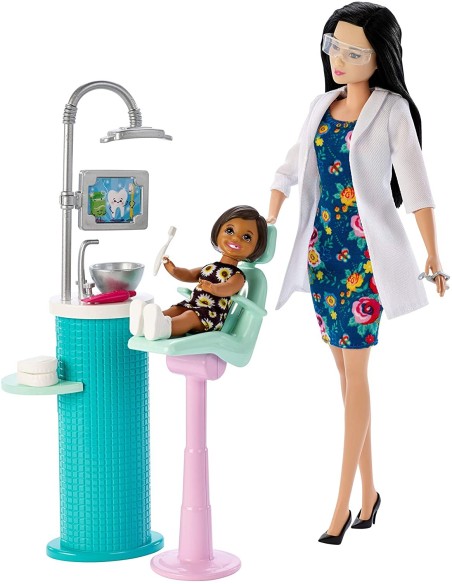 Barbie Carriera - Dentista con capelli neri ROUDHB63/FXP17 Mattel | Futurartshop.com