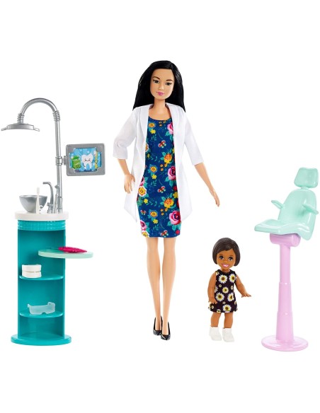 Barbie Career - the Dentist with black hair ROUDHB63/FXP17 Mattel | Futurartshop.com