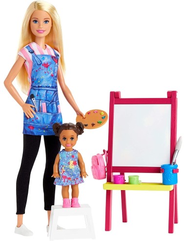 Barbie Carriera - Bambola insegnante d'arte ROUDHB63/GJM29 Mattel | Futurartshop.com
