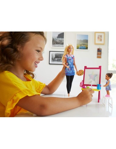 Barbie Carriera - Bambola insegnante d'arte ROUDHB63/GJM29 Mattel | Futurartshop.com