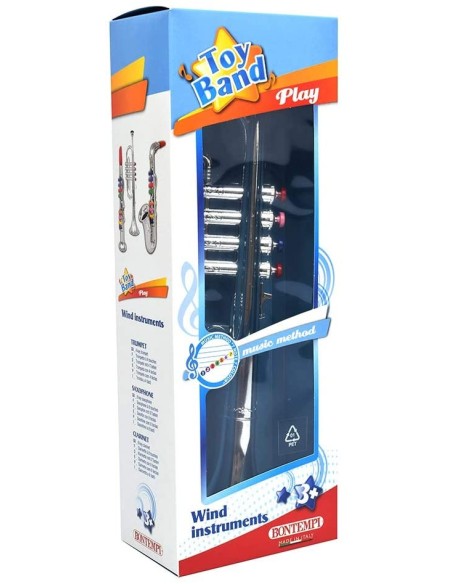 Tromba per Bambini Cromata Grande a 4 note BIM324231 Bontempi | Futurartshop.com