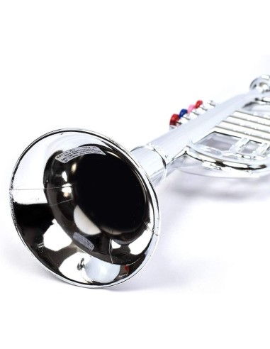 Trumpet for Kids Chrome Large 4 notes BIM324231 Bontempi | Futurartshop.com