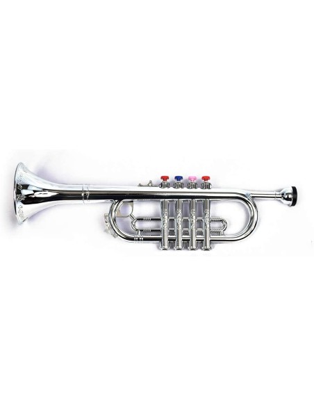 Tromba per Bambini Cromata Grande a 4 note BIM324231 Bontempi | Futurartshop.com