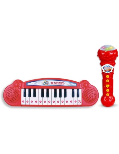 Keyboard 24 Keys with Microphone Karaoke BIM602110 Bontempi | Futurartshop.com