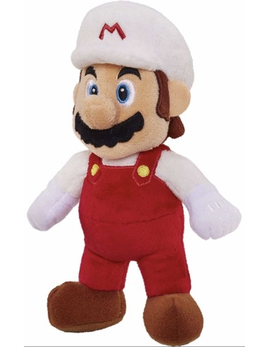 Super Mario Plush Fire Mario 10 cm JAK68555/62845-2 Jakks Pacific | Futurartshop.com