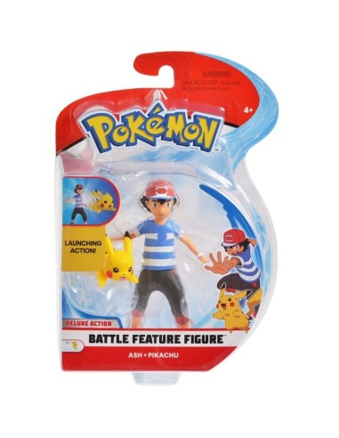 Pokemon blister Battle Feature Ash e Pikachu GIOPKE11000-1 Giochi Preziosi | Futurartshop.com