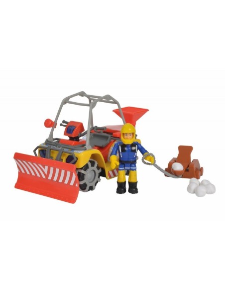 Sam The Fireman vehicle Winter Mercury with Sam SIM109251049038 Simba Toys | Futurartshop.com