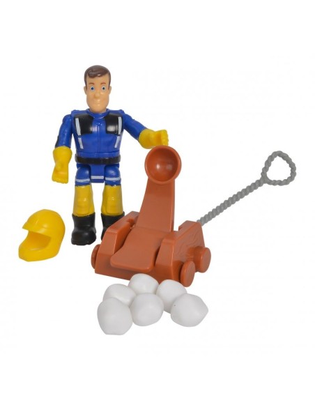 Sam The Fireman vehicle Winter Mercury with Sam SIM109251049038 Simba Toys | Futurartshop.com