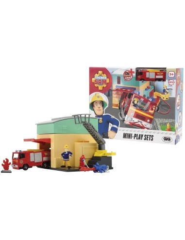 Sam il Pompiere Mini Caserma con Veicolo Die-Cast GIOAML29000 Simba Toys | Futurartshop.com