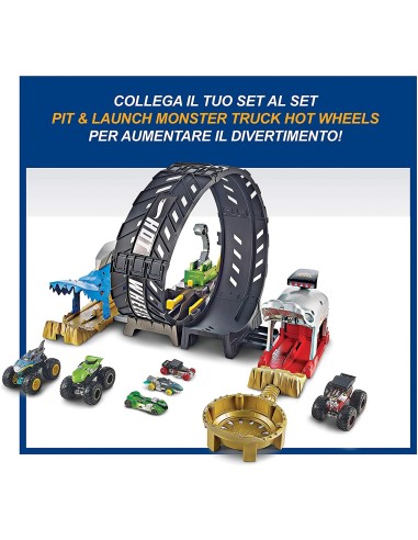 Hot Wheels Monster Trucks Pista Playset Sfida Nel Loop MATGKY00 Mattel | Futurartshop.com