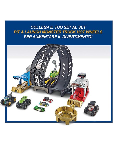 Hot Wheels Monster Trucks Pista Playset Sfida Nel Loop MATGKY00 Mattel | Futurartshop.com