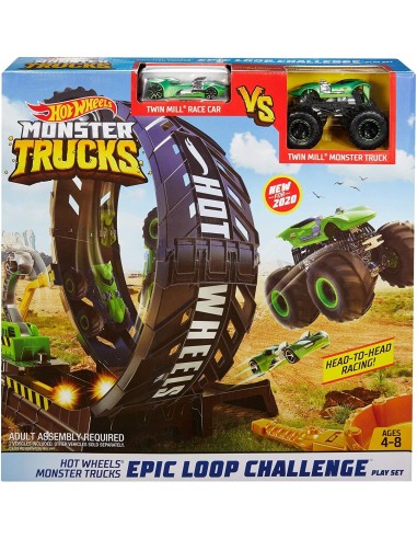 Hot Wheels Monster Trucks Pista Playset Sfida Nel Loop MATGKY00 Mattel | Futurartshop.com