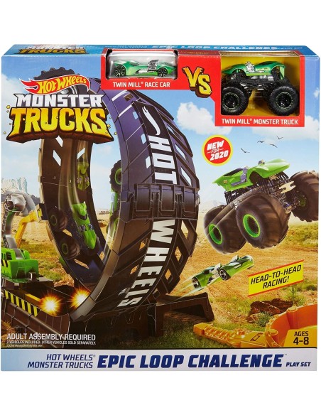 Hot Wheels Monster Trucks Pista Playset Sfida Nel Loop MATGKY00 Mattel | Futurartshop.com