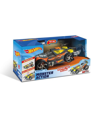 Hot Wheels Auto Monster Action Scorpedo Luci e Suoni MON51202 Mondo | Futurartshop.com