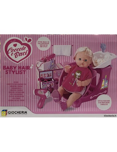 Cuddling and Kissing the Doll hair stylist with Accessories GIOGGI90217 Giochi Preziosi | Futurartshop.com