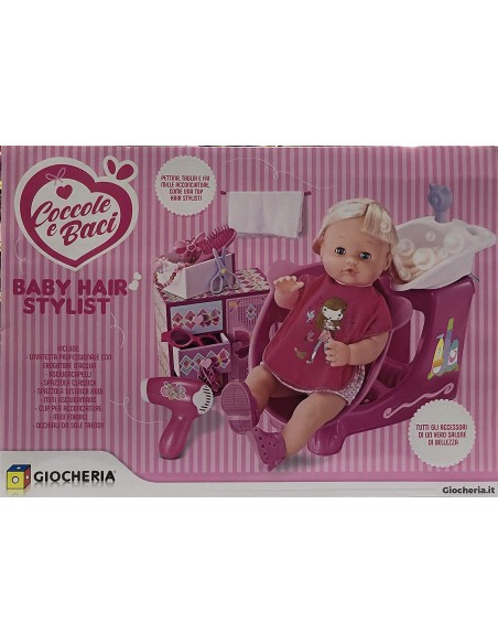 Cuddling and Kissing the Doll hair stylist with Accessories GIOGGI90217 Giochi Preziosi | Futurartshop.com
