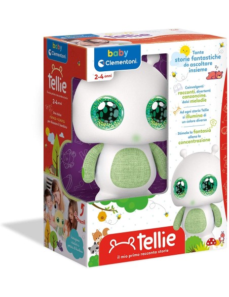 Tellie tells stories interactive green CLE17421 Clementoni | Futurartshop.com