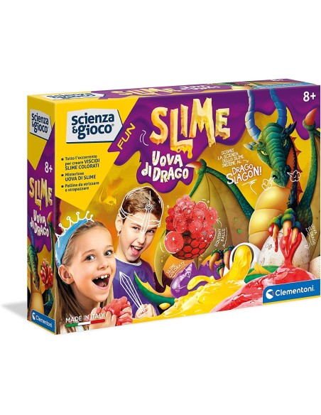 Scienza e Gioco - Slime Uova di drago CLE19194 Clementoni | Futurartshop.com