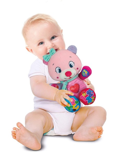 Orsetto Peluche Betta dolce Orsetta new Italiano CLE17399 Clementoni | Futurartshop.com