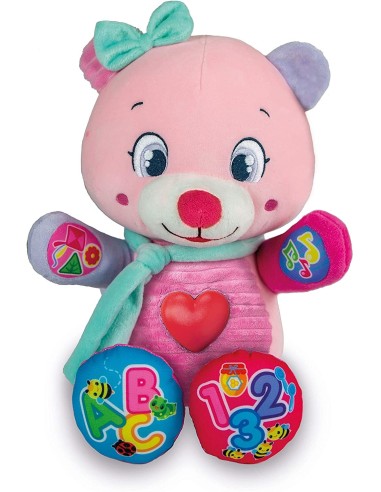 Orsetto Peluche Betta dolce Orsetta new Italiano CLE17399 Clementoni | Futurartshop.com
