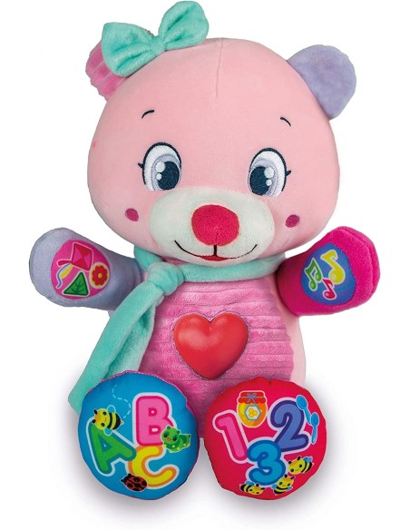 Orsetto Peluche Betta dolce Orsetta new Italiano CLE17399 Clementoni | Futurartshop.com