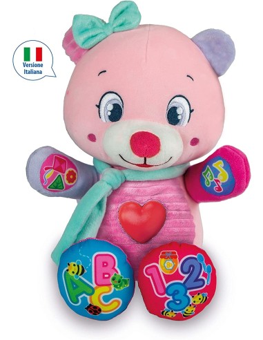 Orsetto Peluche Betta dolce Orsetta new Italiano CLE17399 Clementoni | Futurartshop.com