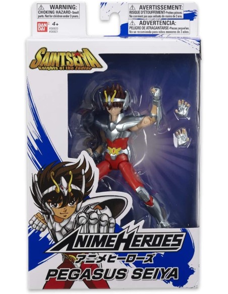 Cavalieri dello Zodiaco - Personaggio Pegasus Seiya GER36920/36921 Bandai | Futurartshop.com