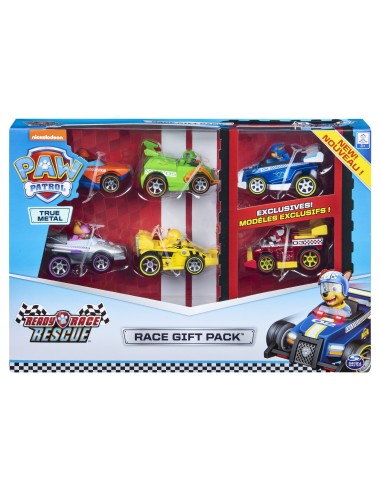 Paw Patrol - Race Gift pack 6 veicoli in metallo SPI6054522 Spin master | Futurartshop.com