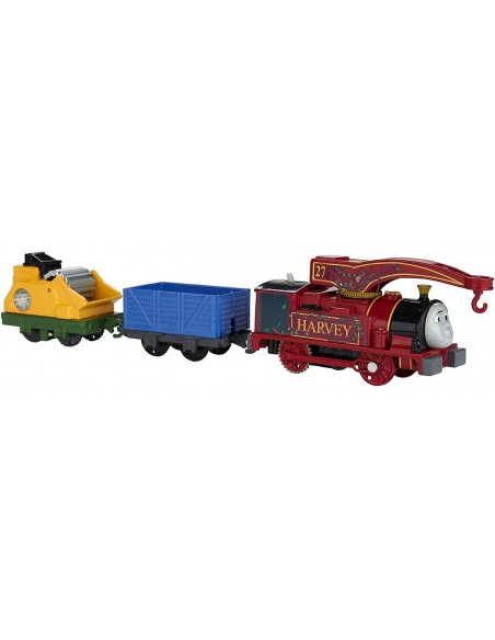 Thomas e Friends Track Master - Locomotiva Harvey BMK93/FJK53 Mattel-Futurartshop.com