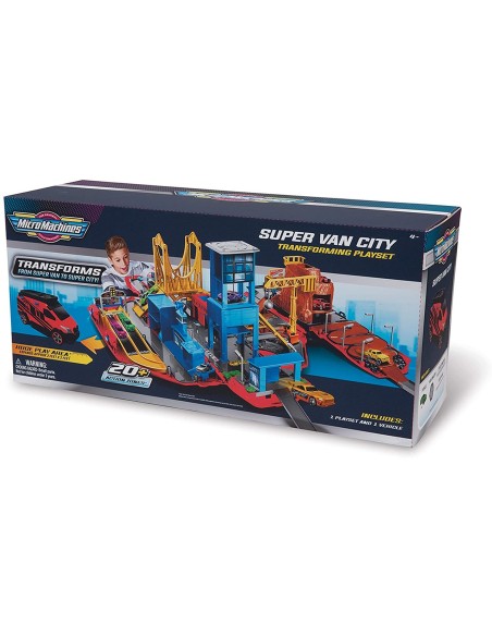 Micro Machines - Super Van City with 1 vehicle GRAMCM03000 Grandi giochi | Futurartshop.com