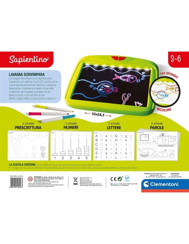 Sapientino - Lavagna Scrivimpara CLE16256 Clementoni | Futurartshop.com