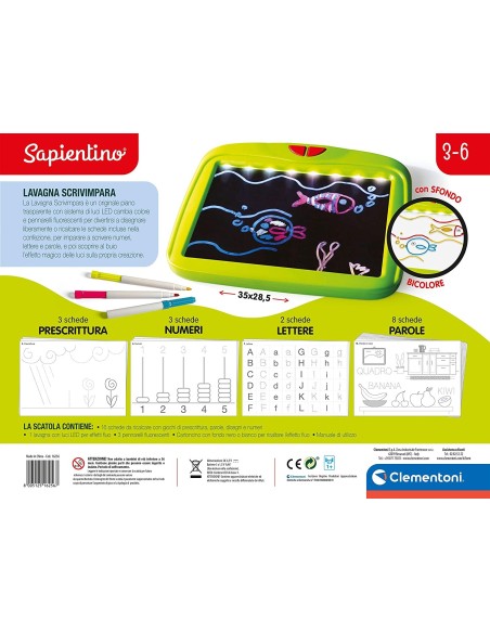 Sapientino - Whiteboard Scrivimpara CLE16256 Clementoni | Futurartshop.com