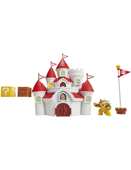 Super Mario - Playset Deluxe Castello Regno dei funghi JAK58541 Jakks Pacific | Futurartshop.com