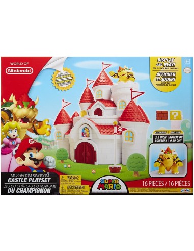 Super Mario - Playset Deluxe Castello Regno dei funghi JAK58541 Jakks Pacific | Futurartshop.com