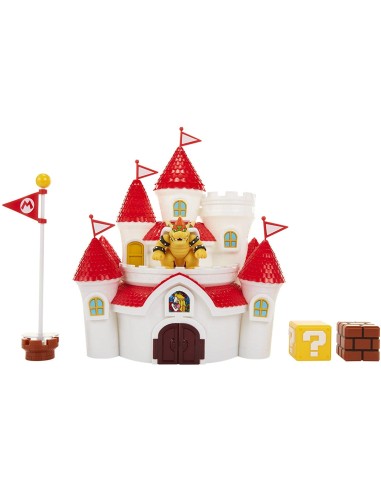 Super Mario - Playset Deluxe Castello Regno dei funghi JAK58541 Jakks Pacific | Futurartshop.com