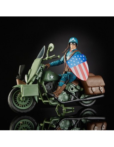 Marvel Legends Series Captain America with motorcycle ROUE3498E482/E4704 Hasbro | Futurartshop.com