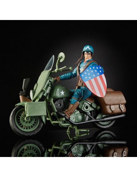 Marvel Legends Series Captain America with motorcycle ROUE3498E482/E4704 Hasbro | Futurartshop.com