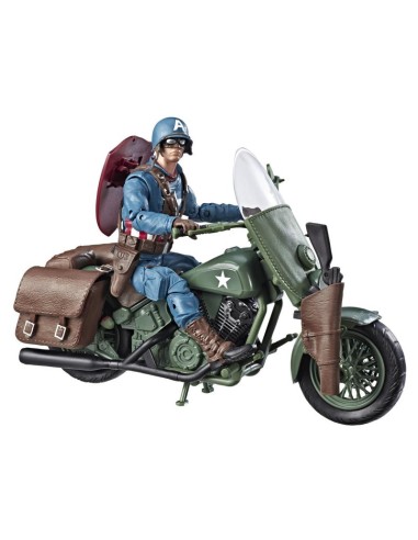 Marvel Legends Series Captain America con moto ROUE3498E482/E4704 Hasbro | Futurartshop.com