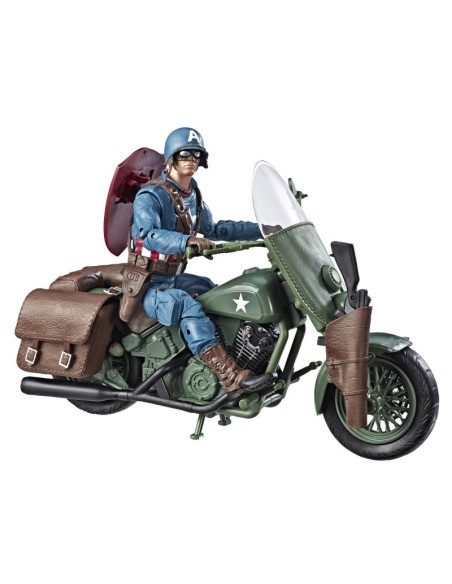 Marvel Legends Series Captain America with motorcycle ROUE3498E482/E4704 Hasbro | Futurartshop.com