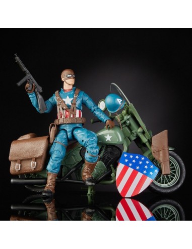 Marvel Legends Series Captain America with motorcycle ROUE3498E482/E4704 Hasbro | Futurartshop.com
