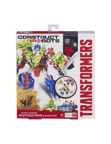 Trasformers 4 Warriors - Optimus prime & Gnaw Dino HASA6149E240/OPT Hasbro | Futurartshop.com