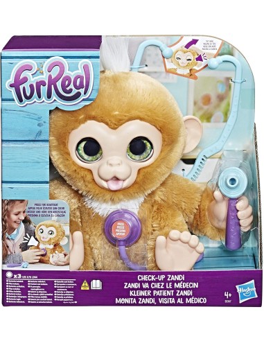 Furreal Monkey Check-ups Zandi MAGE0367EU40 Hasbro | Futurartshop.com
