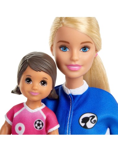 Barbie Doll Coach football blonde MAGGLM53/GLM47 Mattel | Futurartshop.com
