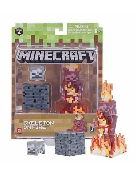 Minecraft Skeleton on fire FIC19974 Futurart | Futurartshop.com