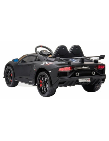 Lamborghini Aventador SVJ 12 V nero matto LAMHL328 Linea Paggio | Futurartshop.com