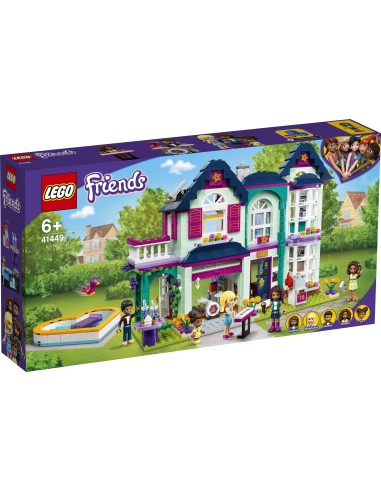 Lego Friends 41449 - La Villetta familiare di Andrea LEG6333564 Lego | Futurartshop.com