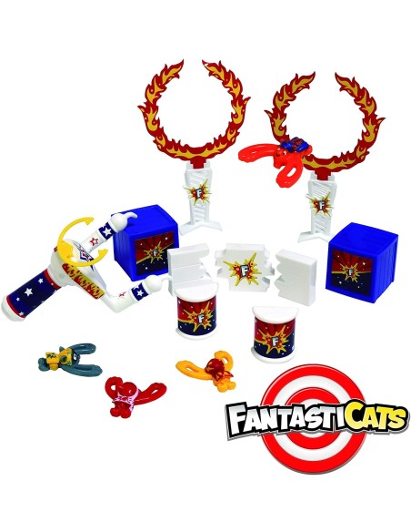 Fantasticats Super Cat-Apult Stunt Set con 4 personaggi e accessori GOL33125.006 Goliath | Futurartshop.com