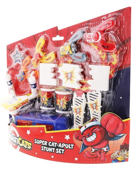 Fantasticats Super Cat-Apult Stunt Set con 4 personaggi e accessori GOL33125.006 Goliath | Futurartshop.com