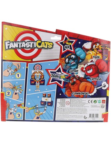 Fantasticats Super Cat-Apult Stunt Set con 4 personaggi e accessori GOL33125.006 Goliath | Futurartshop.com